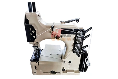 Semi-Automatic Bag Sewing Head, 2-Needle 4-Thread Chain Stitch